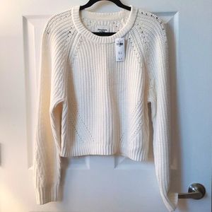 Abercrombie Shaker Stitch Crew Sweater